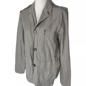 Banana Republic Trench Coat Military Jacket Small